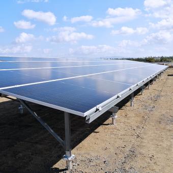 Zn-Al-Mg-beschichtetes Solar-Bodenmontagesystem aus Stahl
