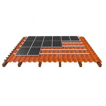 Metalldach Halterung für Solarpanel
