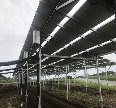 Solarpark-Montagesystem, Japan