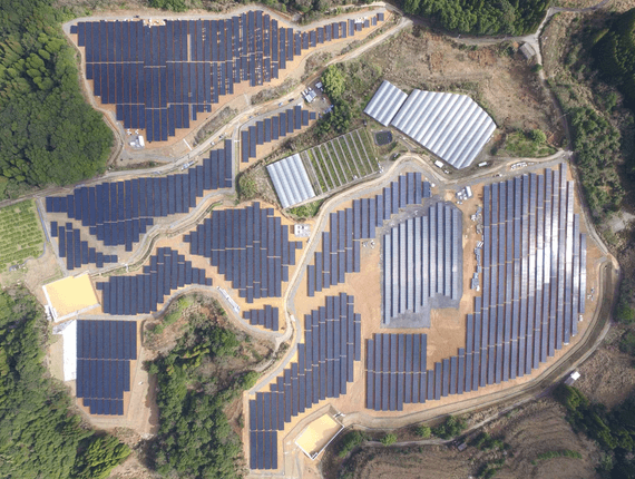 Abgeschlossene installation von Kagoshima 7,5 MW Solarkraftwerk