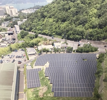 Shido-Kraftwerk 503,44 Kilowatt Shichi-Stadt, Kagawa, Japan 2017