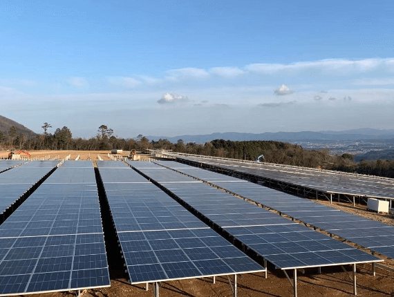 Um für die 28-MW-solar-mount für die Präfektur Fukui, Japan