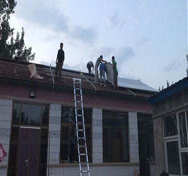 Shandong Weifang 5kw Dach Photovoltaik-Kraftwerk
